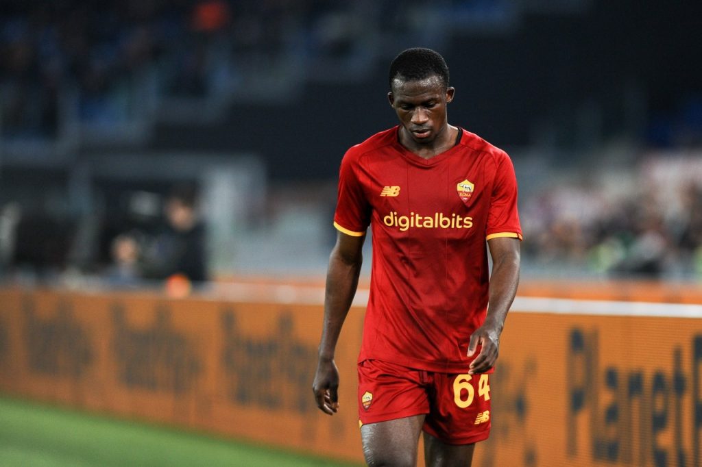 Felix Afena-Gyan in Serie A con maglia Roma