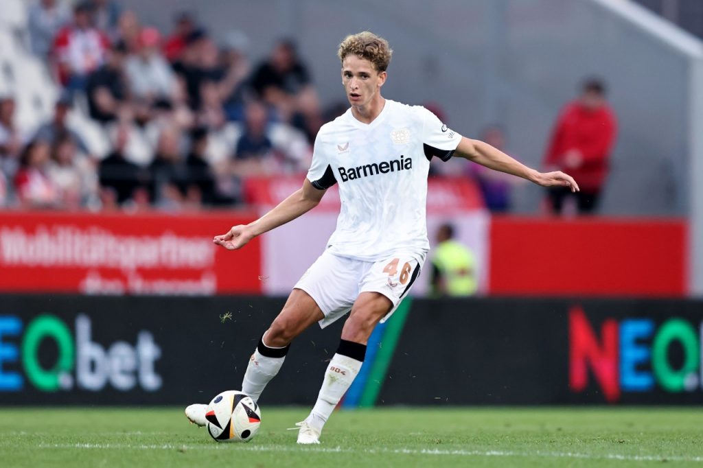 Andrea Natali in maglia Leverkusen