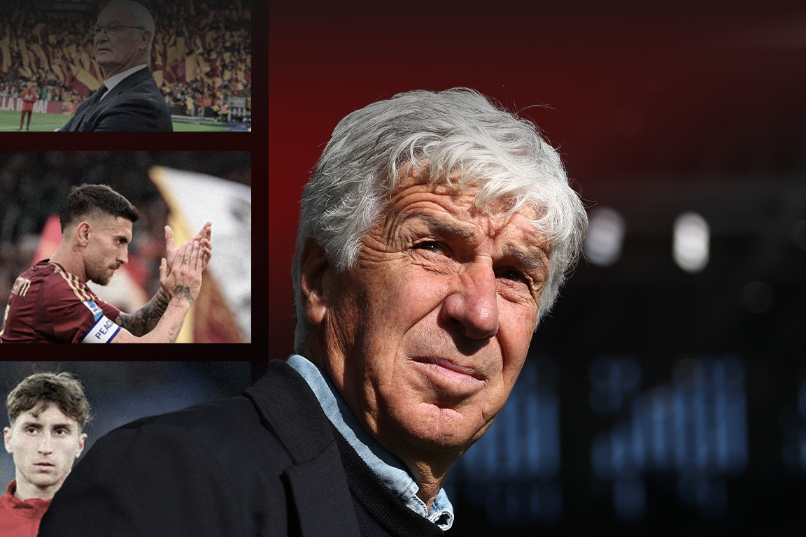 Gianpiero Gasperini coach Roma