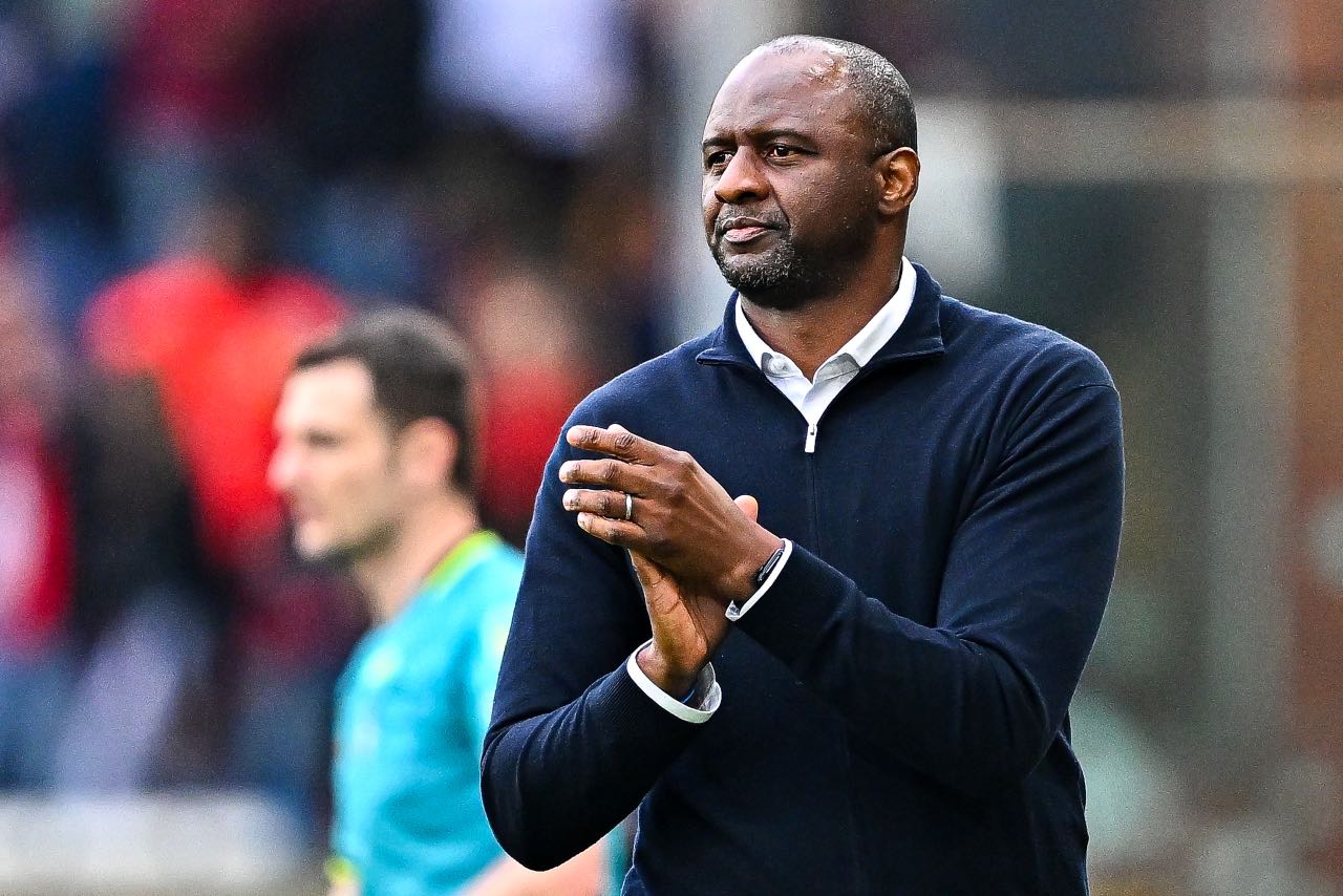 Patrick Vieira sulla panchina del Genoa