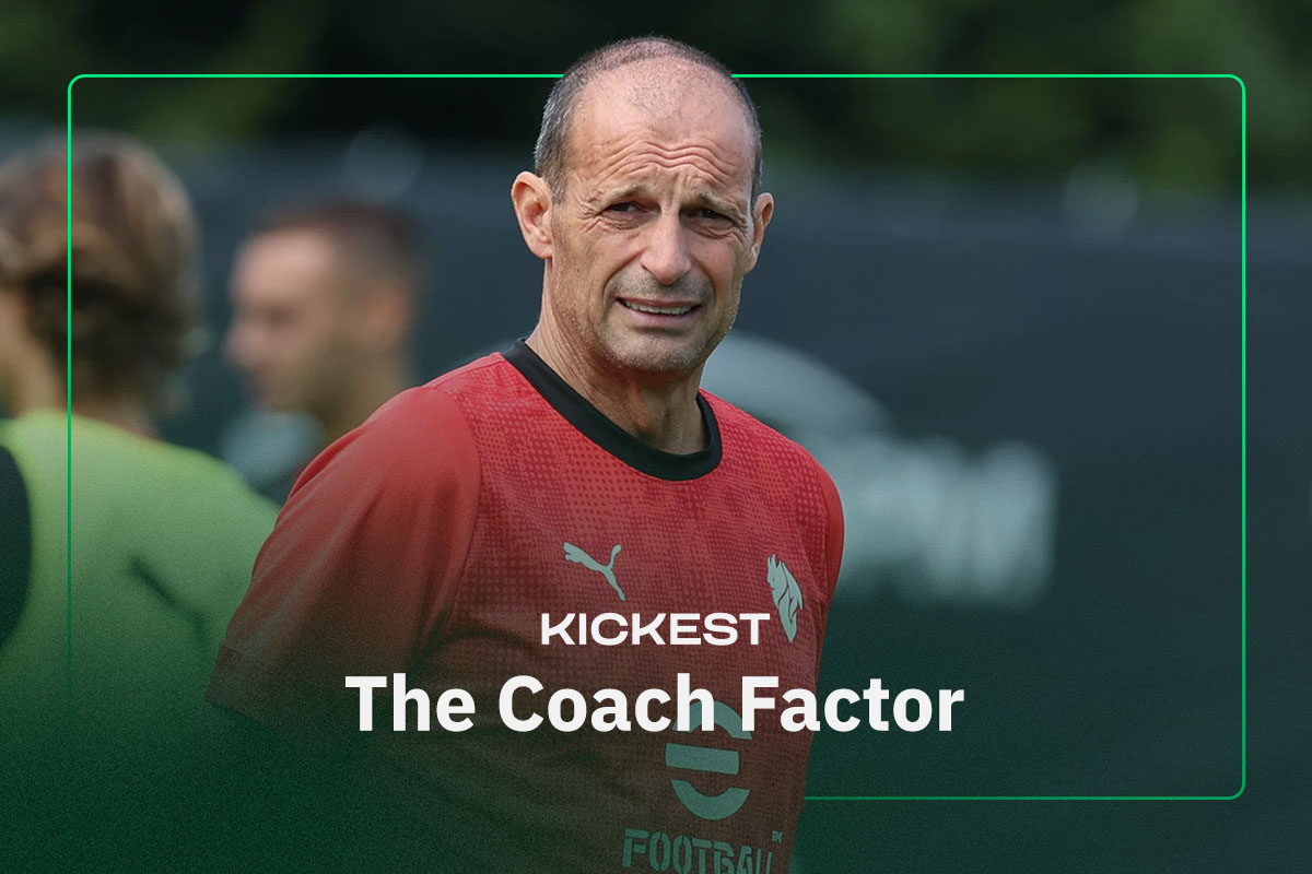 Max Allegri in maglia Milan