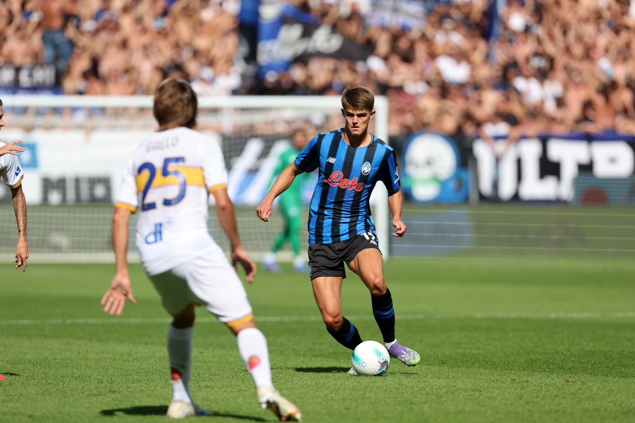 Charles De Ketelaere in maglia Atalanta