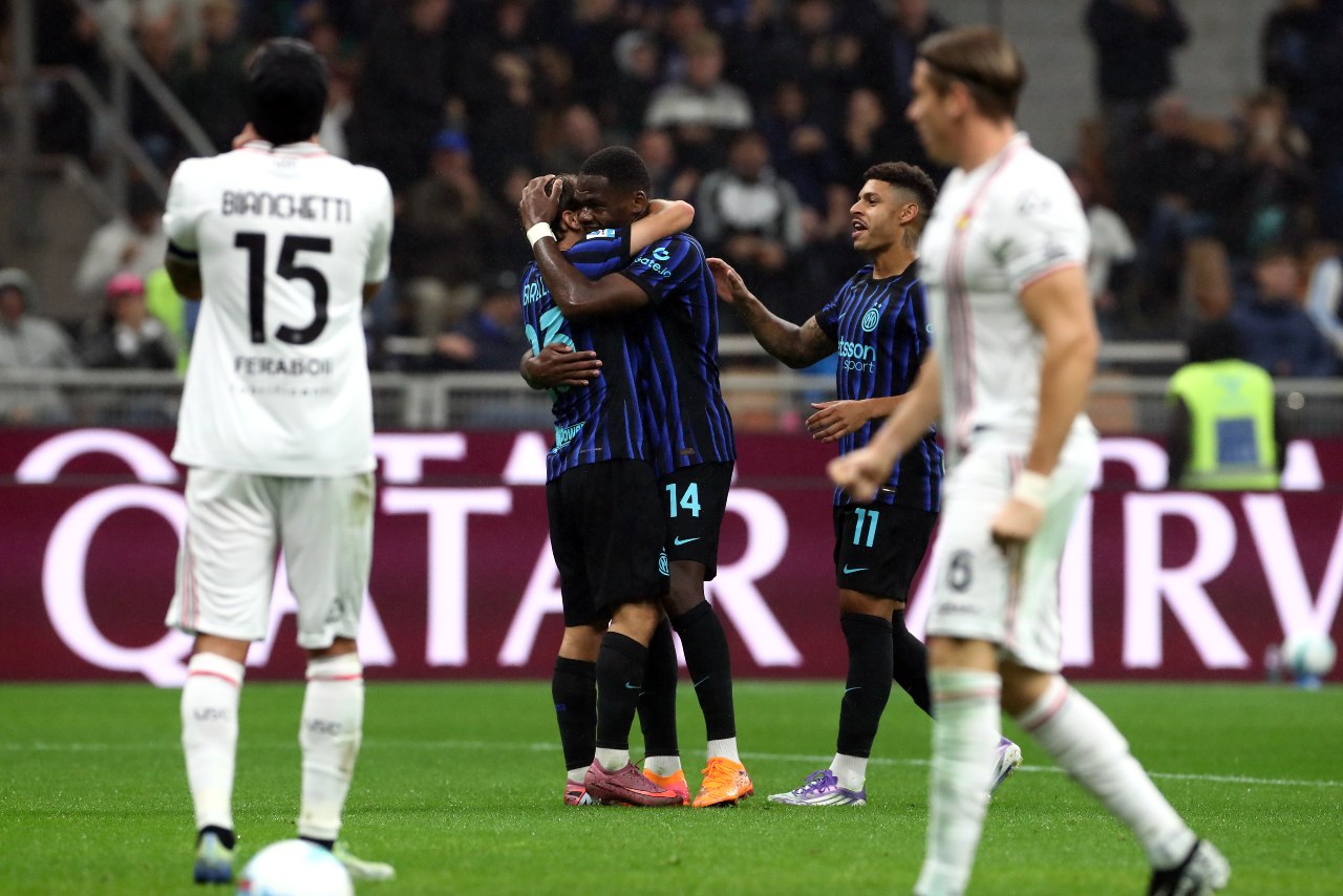 Ange Yoan Bonny in maglia inter