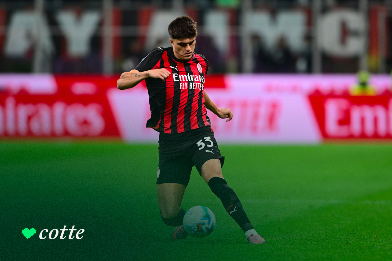 Davide Bartesaghi in maglia Milan