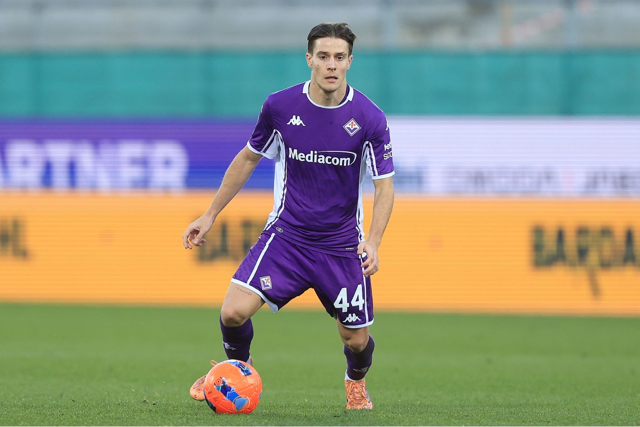 Nicolo Fagioli in maglia Fiorentina