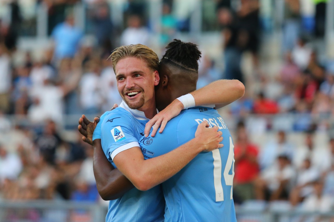 Taylor e Noslin in maglia Lazio